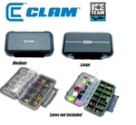Clam Dual Tray Water Proof Jig Box Ice Fishing Tackle (select Size) 917. Fixed Price $14.99.