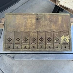 Vintage Us Mail Post Office Brass Letter Box Florence Mfg Rare 8 Slot Htf Read*. Fixed Price $349.95.