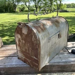 Vintage Huge 1930'S Primitive Us Galvanized Farm. Fixed Price $250.00.