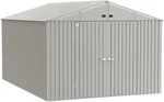Elite 10' X 14' Steel Storage Shed With Lockable Doors - Cool Grey. Fixed Price $1266.99.
