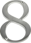 Distinctions By 843328 4-INCH Brushed Nickel Flush-mount House Number 1 Cou.... Fixed Price $17.87.