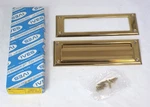 Nos Ives 626B3 Bright Brass Mail Slot Letter Box Plate. Fixed Price $15.99.
