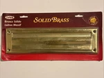 Nos Ives Solid Brass 11-1/2 Mail Slot Artisan Collection Made In Usa Sealed. Fixed Price $20.00.