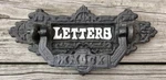 Front Door Letters & Mail Slot Cast Iron Knocker. Fixed Price $64.00.