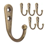 Prong Hanger,robe Towel Hooks,zinc Die Cast, Set Of 6 (single Pro.... Fixed Price $13.64.