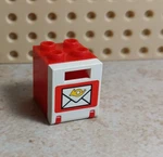 Lego Mailbox Special Delivery Sticker Bugle Holiday Post Office Red Music. Fixed Price $7.38.