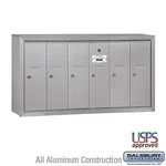 Salsbury Vertical Mailbox - 6 Doors Aluminum Surface Mounted Usps Access. Fixed Price $867.00.