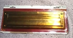 Solid Brass Door Mail Slot Horizontal Brainerd Mfg. 11" 2.5" 1001XCPB. Fixed Price $17.00.