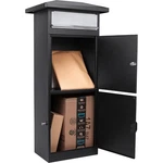 Winbest Steel Free Stand Floor Mount Drop Slot Mail Box + Parcel Compart WB61004. Fixed Price $369.84.