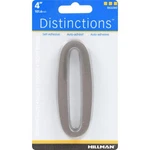 Hillman Distinctions 4 In. Silver Brushed Nickel Self-adhesive Number 1 Pc 3PK. Fixed Price $15.57.