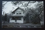 Holiday House, Whitehall, Michigan Postcard Rppc Mill Pond. Fixed Price $12.00.