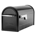Chadwick Galvanized Steel Post Mount Mailbox 8950B-10 Black Medium Capacity. Fixed Price $36.75.