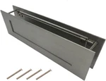 Front Door Mail Slot, Letter Box Plate, Stainless Steel, Satin. Fixed Price $47.97.