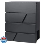 Parrency Lockable Mailboxes Keysoutdoor Wall Mounted Large CAPACITY14 3/10. Fixed Price $93.47.