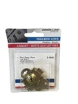 Prime-line S-4048 Mailbox Lock 1/4" Bolt 6MM Verrou Brass Finish With Keys. Fixed Price $12.95.