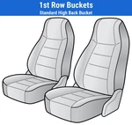 Southwest Sierra Seat Covers For 1996 Chevrolet Express 3500. Fixed Price $205.00.