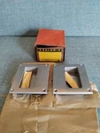 Nos Baldwin Solid Brass Pocket Sliding Door Flush Pulls US26D Satin Chrome Pair. Fixed Price $81.91.