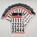 (lot Of 11) Hillman 2" Vinyl Numbers Kits Black/white Part# 842284 New Sealed. Fixed Price $22.95.
