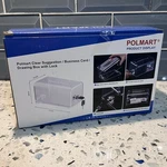 Polmart Clear Tip/donation/suggestion/business Card Collection Box With Lock. Fixed Price $9.99.