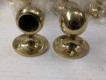 Rockwood Solid Brass Ball End Post Fitting 1" Rail US3 Polished Architectural. Fixed Price $174.99.