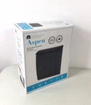 Black Metal Mailbox Wall Mount Architectural Aspen New. Fixed Price $24.95.