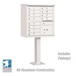 Salsbury Industries 3312WHT-U Cluster Box Unit, White, Powder Coated, 13 Doors,. Fixed Price $2664.99.