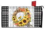 Briarwood Lane Sunflower Fall Wreath Welcome Mailbox Cover. Fixed Price $15.95.