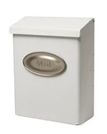 Gibraltar Mailboxes Designer Locking Medium Capacity Galvanized Steel White, Wal. Fixed Price $60.42.