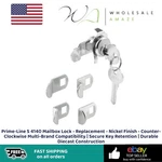 Prime-line 4140 Mailbox Replacement Nickel Finish Counter-clockwise. Fixed Price $17.99.