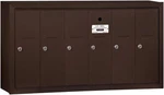 Salsbury Vertical Mailbox - 6 Doors Bronze Surface Mounted Usps Access. Fixed Price $479.99.
