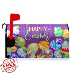 Dacawin Easter Mailbox Cover Magnetic Waterproof Purple Wood Standard. Fixed Price $27.99.