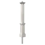 Pemberly Row Traditional Plastic Lamp Post With Mount In White. Fixed Price $225.32.
