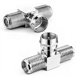 Exircy 2PCS Coaxial Cable Splitter, Zinc Alloy Tv 1 Out F Type RG6. Fixed Price $6.72.