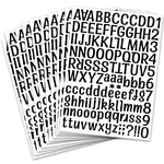 1260 Pcs 10 Sheets Vinyl Letters Stickers (black) Numbers Decals For Mailbox,.... Fixed Price $13.23.