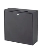 New Safco Wall-mounted Interoffice Mailbox With Lock 4259BL Black 18 7. Fixed Price $49.99.