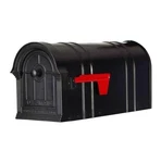 Postal Pro Manchester Black Steel And Aluminum Mount Mailbox. Fixed Price $47.99.