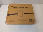 Adir Office Black Steel Drop Box With Lock And Slot Wall Mount Deposit. Fixed Price $17.99.