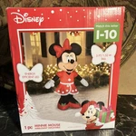 Gemmy Disney Minnie Mouse Christmas Inflatable 5 Ft Lighted Decor Outdoor/indoor. Fixed Price $52.00.