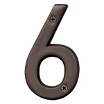 Hy-ko 4" Old World Bronze Number 6 (3 Pcs.). Fixed Price $27.29.
