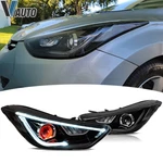 2X Customized Led Headlights Fit Elantra 2011-2016 Sedan W/devil's Eye Projector. Fixed Price $299.99.