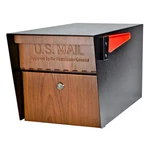 Manager Locking Wood Grain Post Mount Mailbox With High Security Reinforced. Fixed Price $142.18.