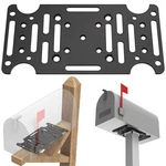 Mailbox Mounting Bracket Steel Post Universal Bottom Support Kit. Fixed Price $29.90.