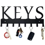 Happyhapi Key Holder Wall Mount, Metal For 8 Hooks, Black. Fixed Price $16.17.