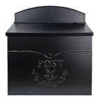 Nach Chelsea Wall Mount Mailbox For Outside, 11.5 13 Inches, Black Mail.... Fixed Price $106.45.