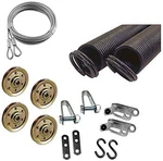 Garage Door Extension Spring Kit Double Looped For 7' High 25-42-90 Pounds. Fixed Price $65.71.