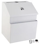 Suggestion With Lock & Keys, Metal Wall Mounted Ballot/donation Box, Iron. Fixed Price $40.42.