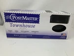 Post Master Townhouse Mailbox Black Steel Standard Wall Mount W/ Magazine Hook. Fixed Price $24.99.