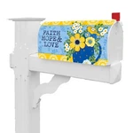 Faith Hope Love Mailbox Makeover Cover Standard Size. Fixed Price $16.00.
