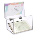Btsky Clear Acrylic Index Card Box With Sign Inch, Transparent. Fixed Price $24.08.