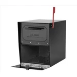 Architectural Mailboxes Oasis Classic Galvanized Steel Post Mount Black. Fixed Price $124.45.